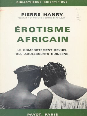 cover image of Érotisme africain